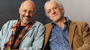 Da sinistra Paolo Triestino e Nicola Pistoia, protagonisti di Finis Terrae, spettacolo clou della Festa del Teatro di San Miniato
