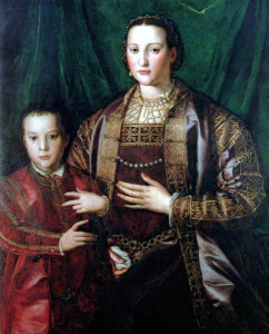 "Eleonora di Toledo con il figlio Francesco" del Bronzino, una delle opere del Museo di Palazzo Reale che il 27 febbraio prevede visite guidate alle 11 e alle 12